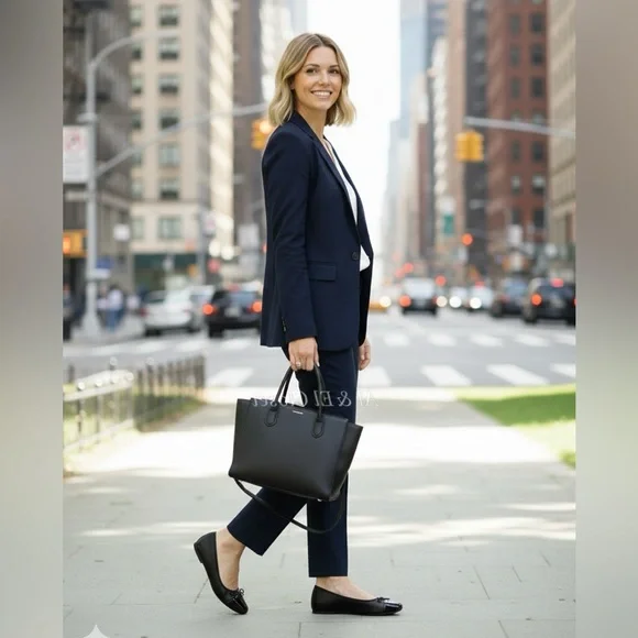 dv by Dolce Vita Moxy Black Vegan Ballet Flats Bow Detail | Women’s Size 7.5 NWB - Picture 3 of 11